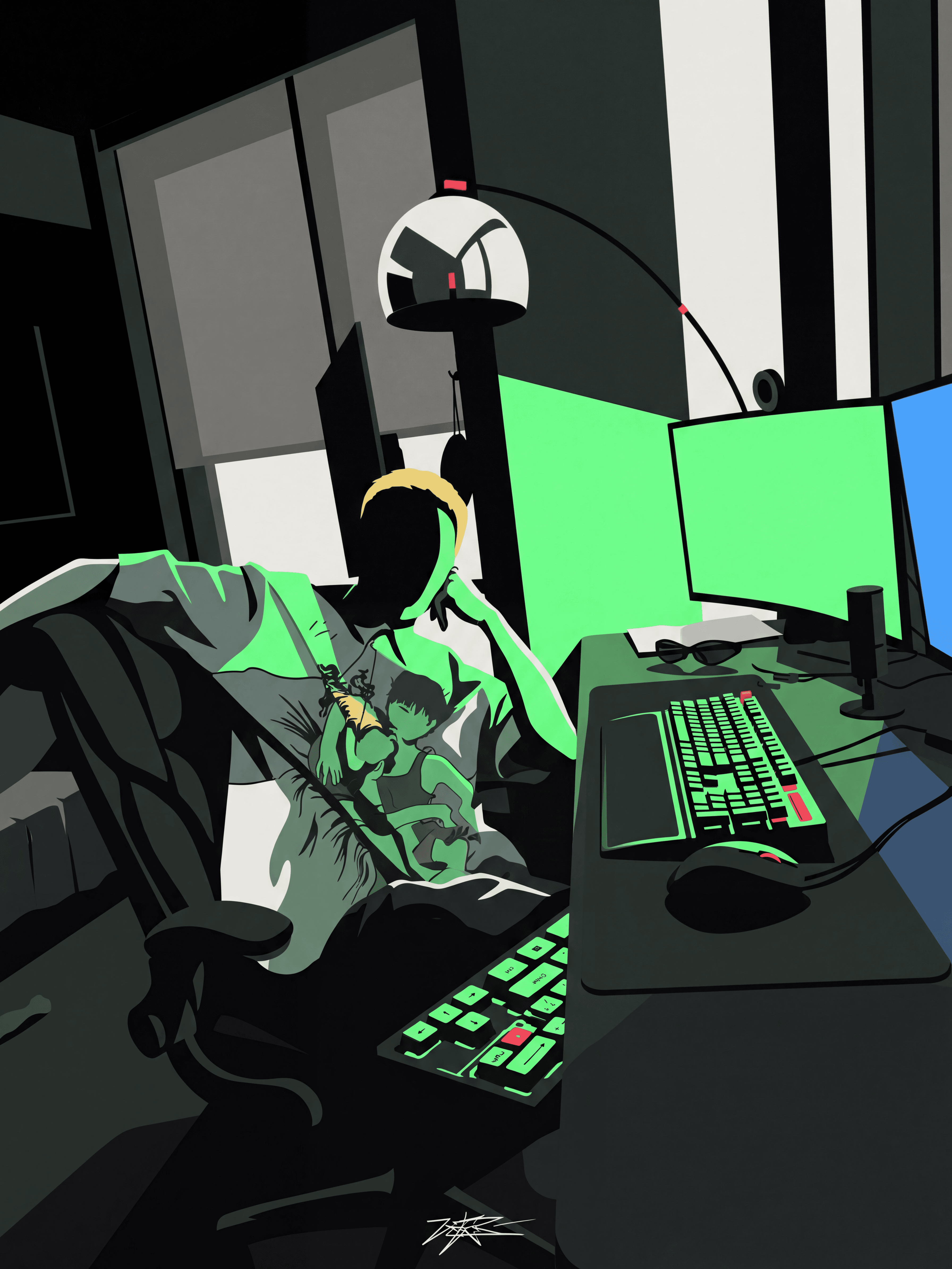 KWAM — behind the scenes, origin